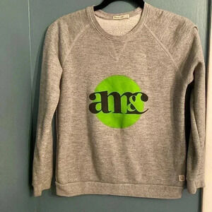 Marine layer gray women’s small sweatshirt with graphic - good condition